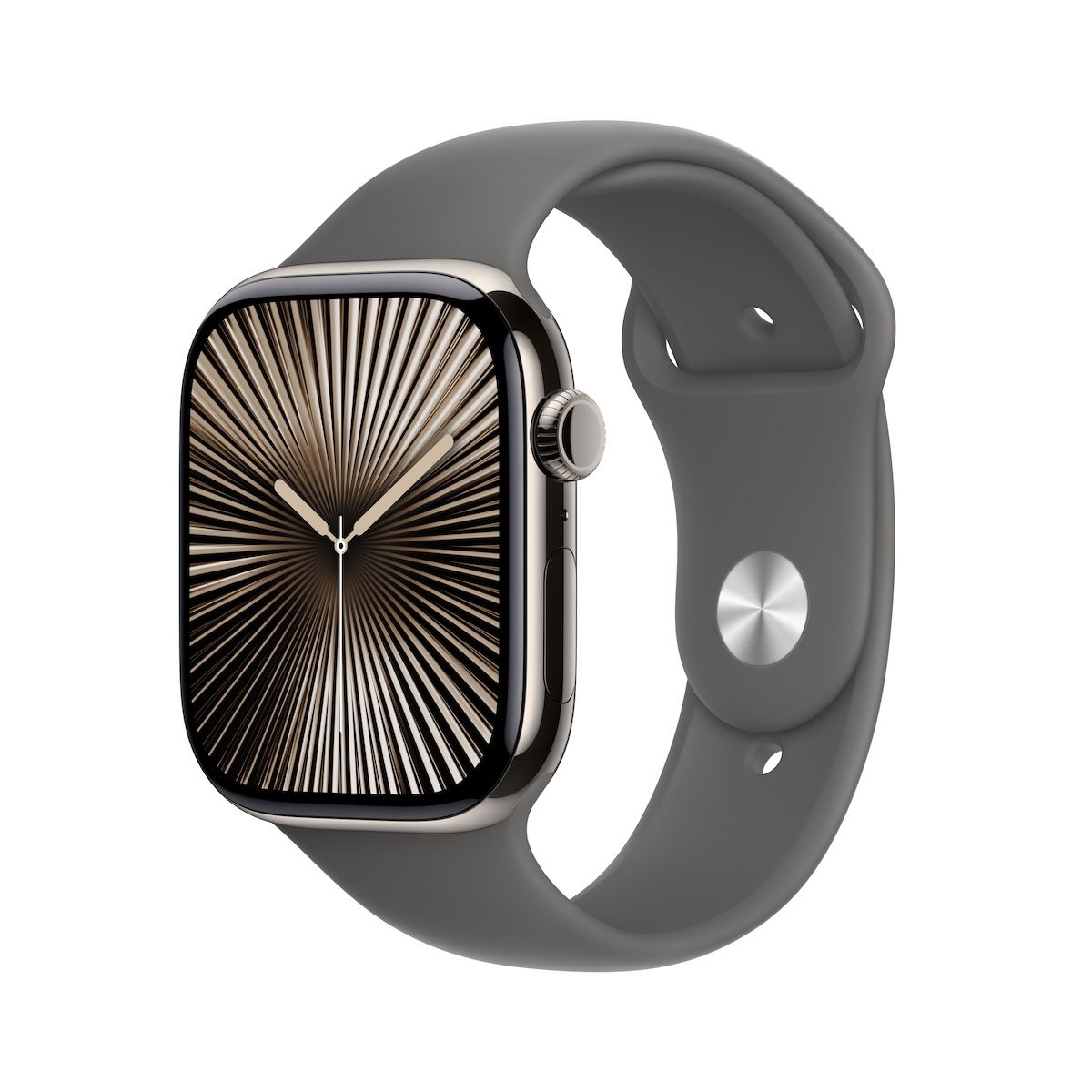 Apple Watch Series 10 GPS + Cellular,Natural Titanium Case