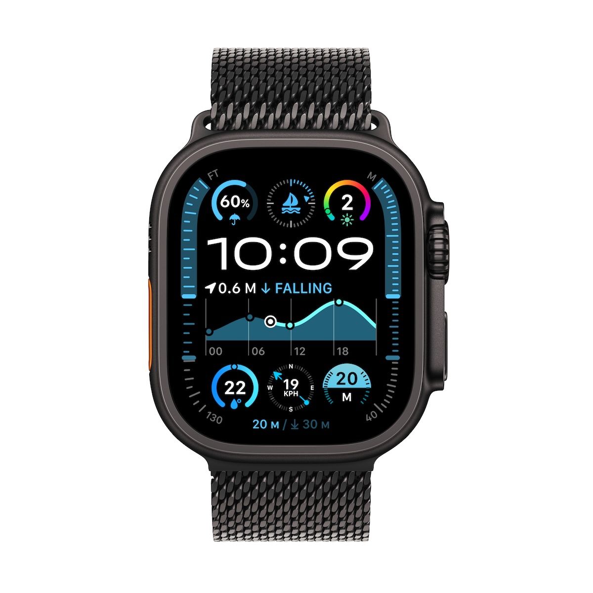 Apple Watch Ultra 2 GPS + Cellular 49mm Black Titanium Case