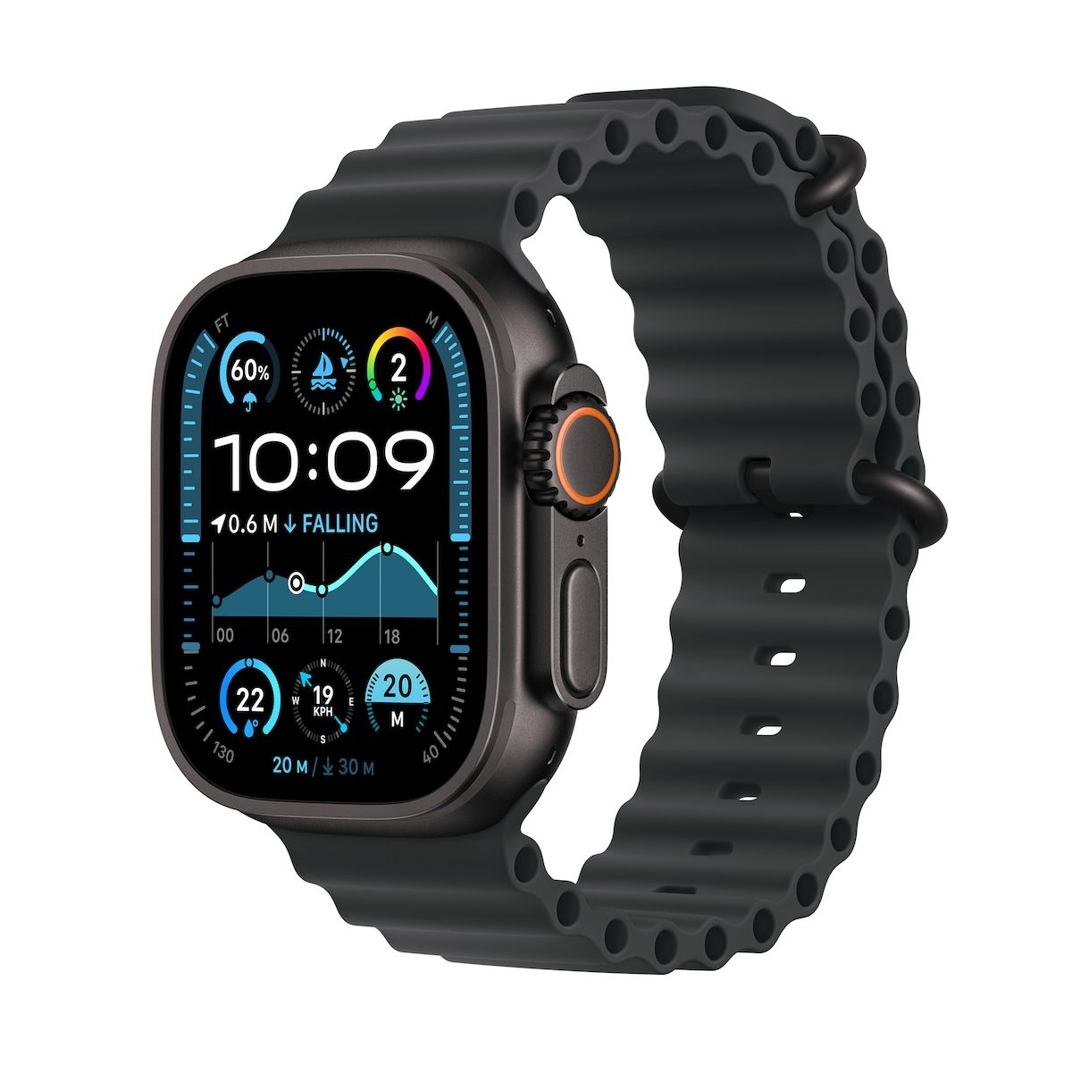 Apple Watch Ultra 2 GPS + Cellular 49mm Black Titanium Case