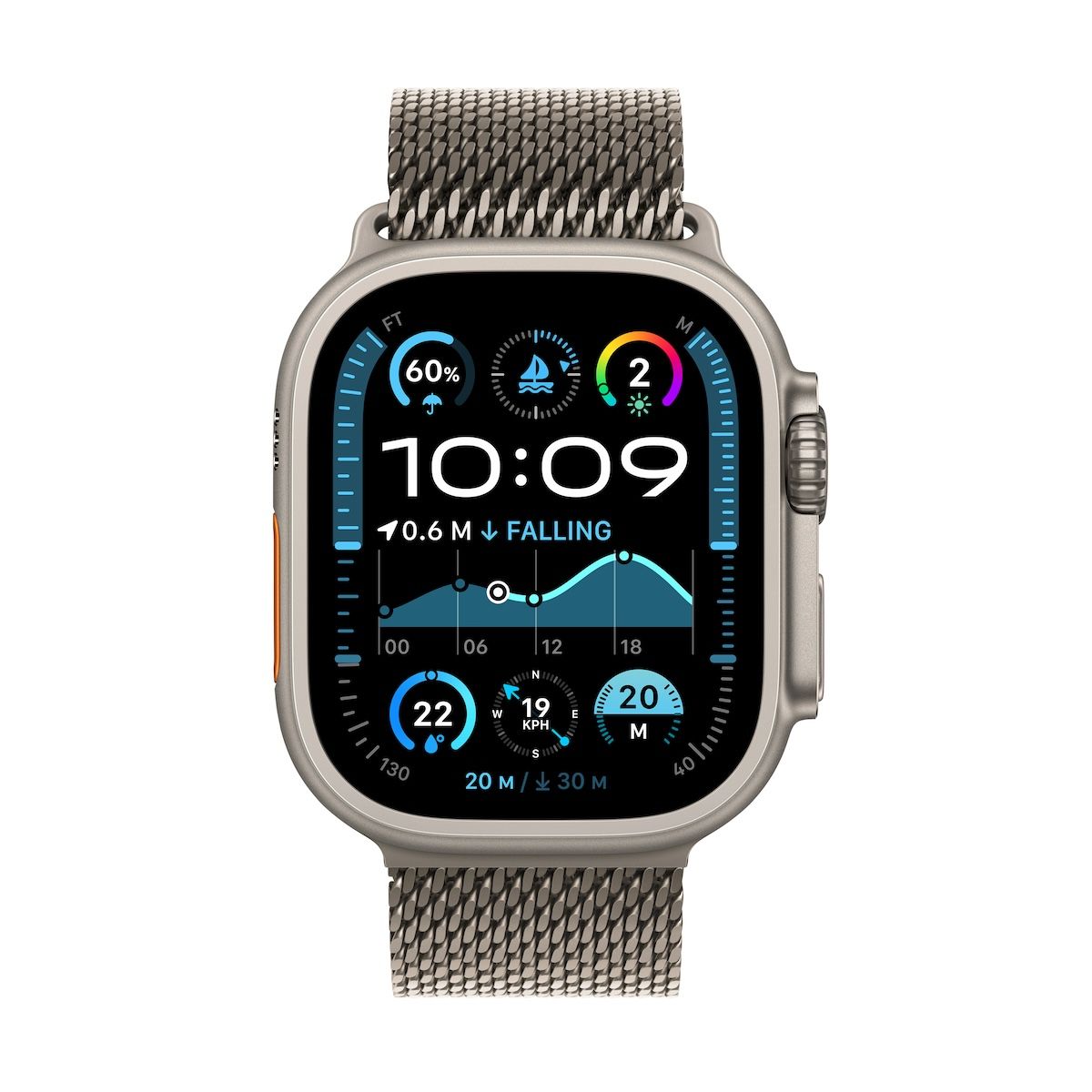 Apple Watch Ultra 2 GPS + Cellular 49mm Natural Titanium Case