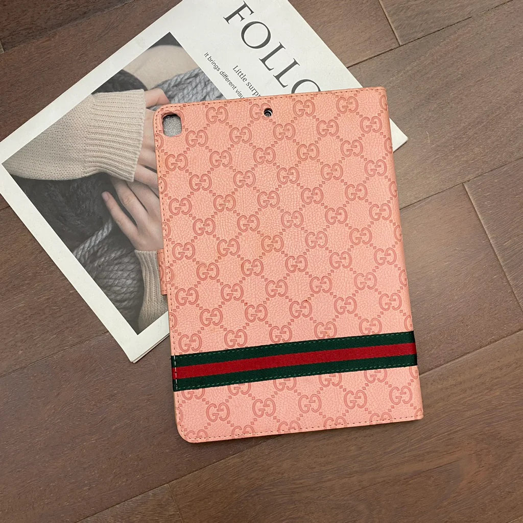 Gucci 3D Embossed Canvas Monogram Holster iPad Case