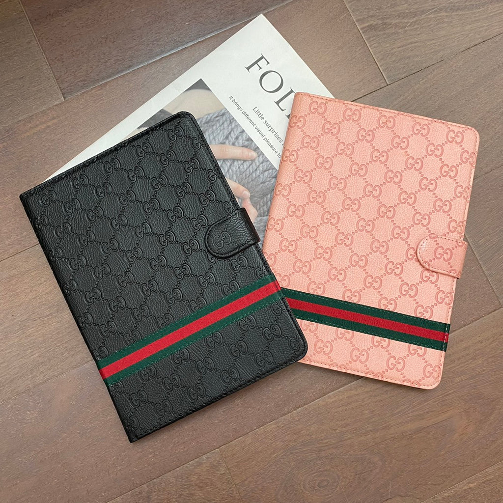 Gucci 3D Embossed Canvas Monogram Holster iPad Case