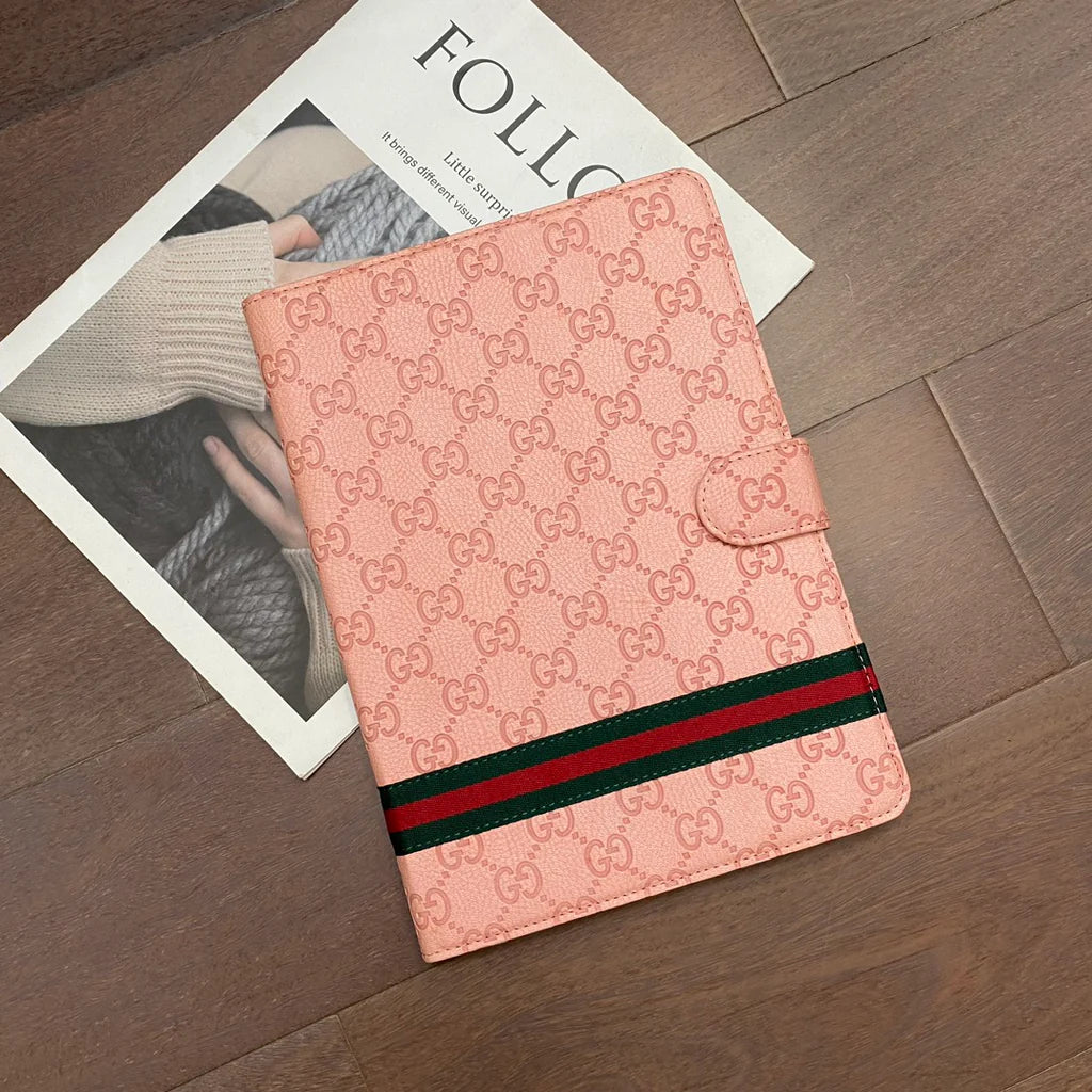 Gucci 3D Embossed Canvas Monogram Holster iPad Case