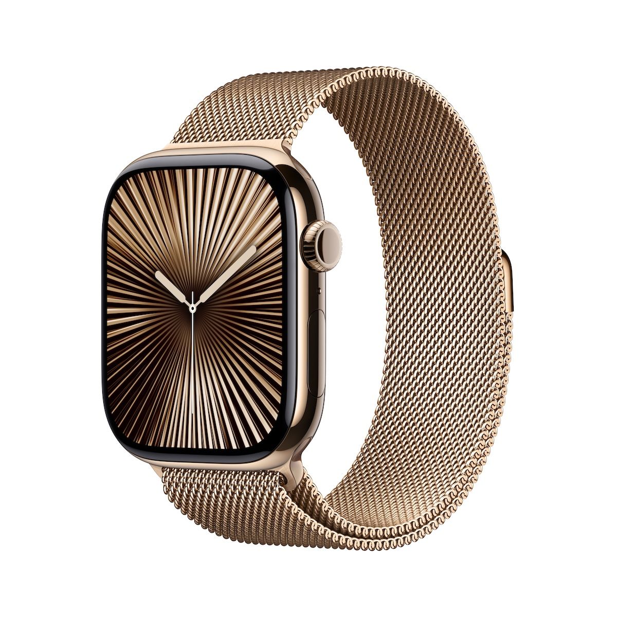 Apple Watch Series 10 GPS + Cellular,Gold Titanium Case
