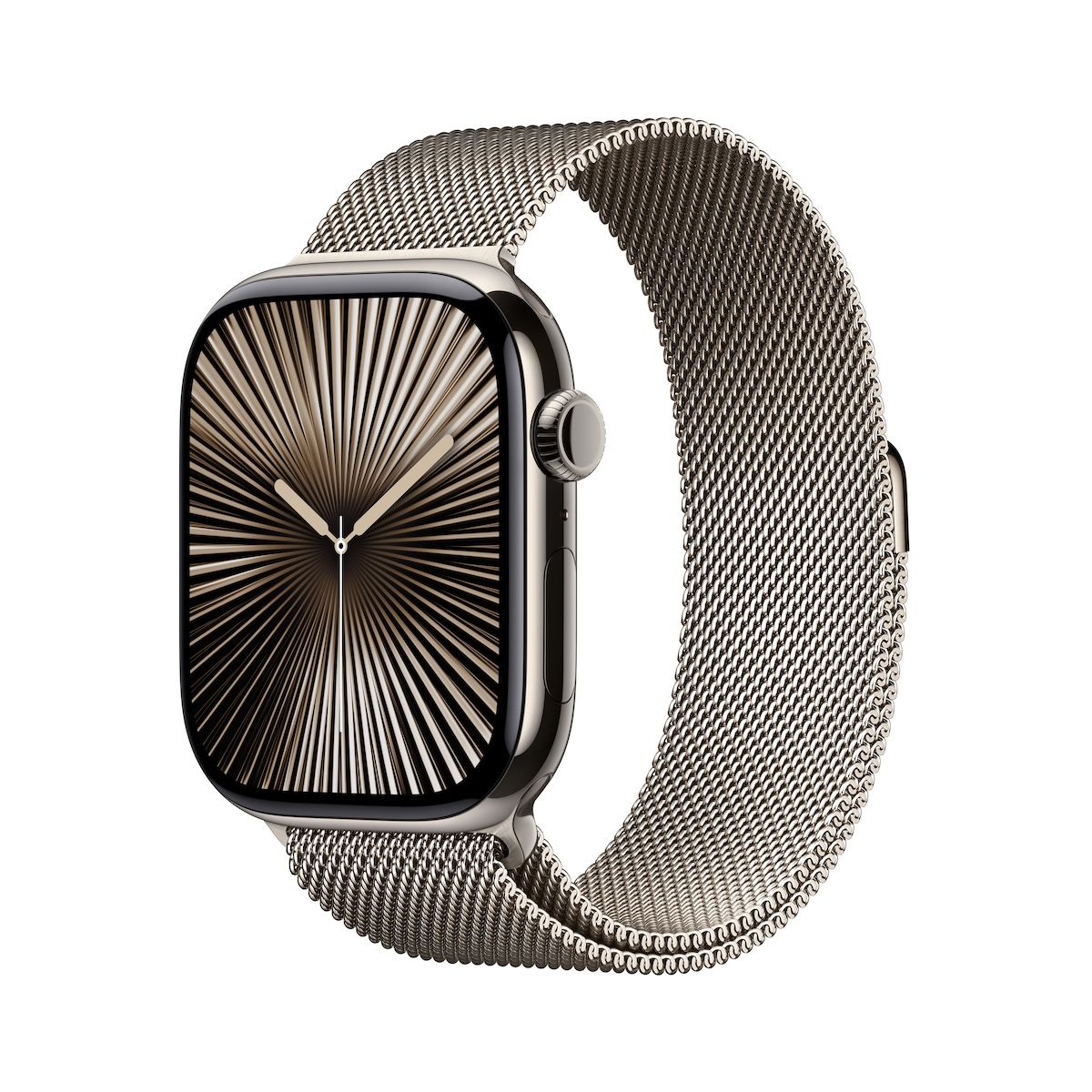 Apple Watch Series 10 GPS + Cellular,Natural Titanium Case